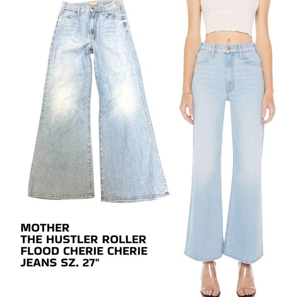 MOTHER The Hustler Roller Flood in CHERIE CHEIR Jeans sz. 27" - Picture 1 of 7
